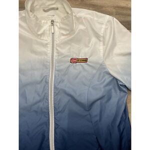 Les Schwab Tires Employee Jacket Wome Size M Navy Blue Ombre‎ Cutter & Buck